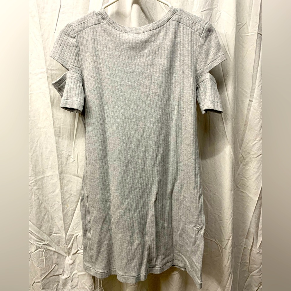 Helmet Lang Casual Gray Dress, size L, EUC
